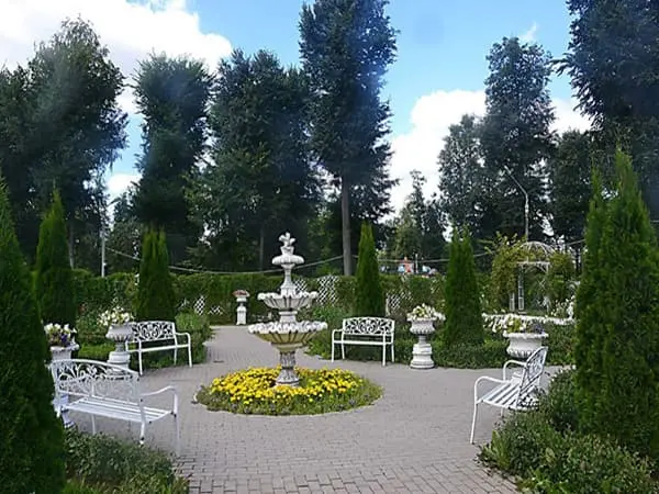 Садовый фонтан «Голуби». Городской сад Твери