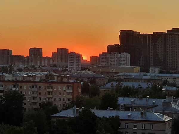 Город засыпает. Москва Южнопортовый район, 17 этаж